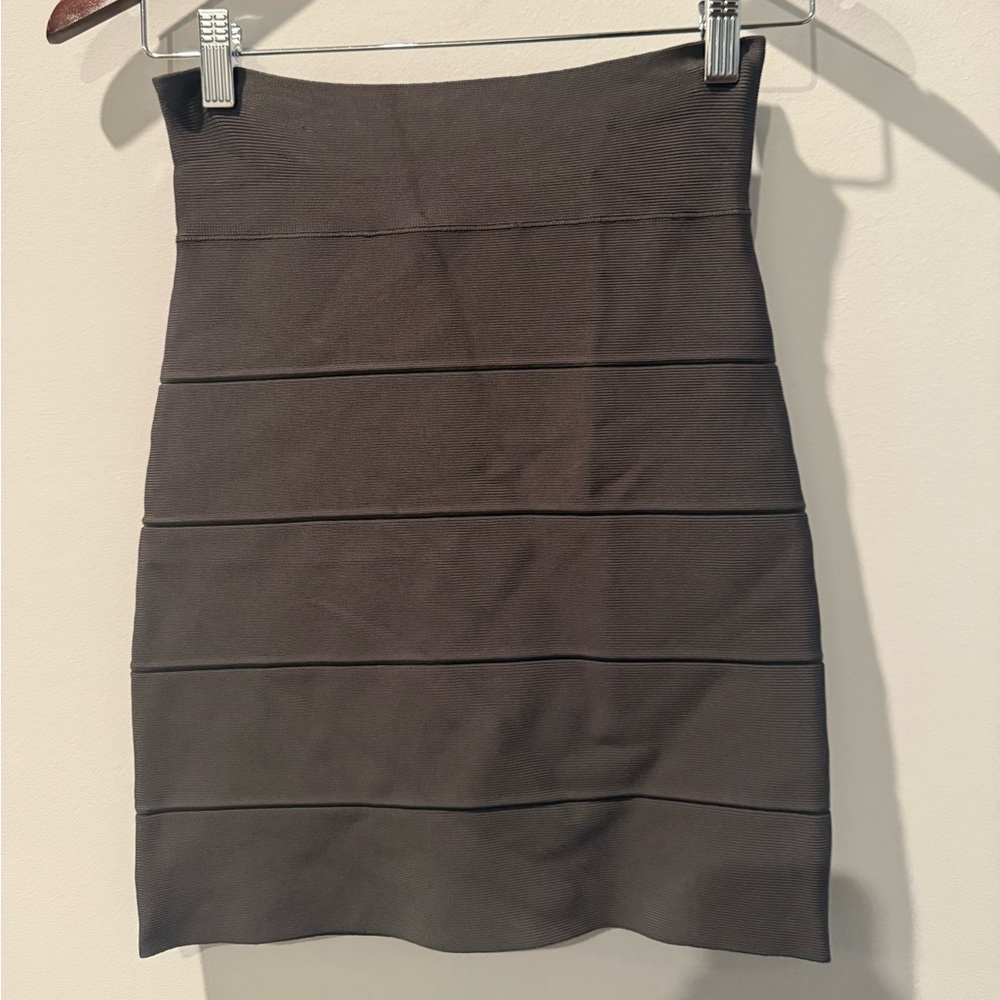 BCBGMaxAzria Dark Brown Pencil Skirt Size XS